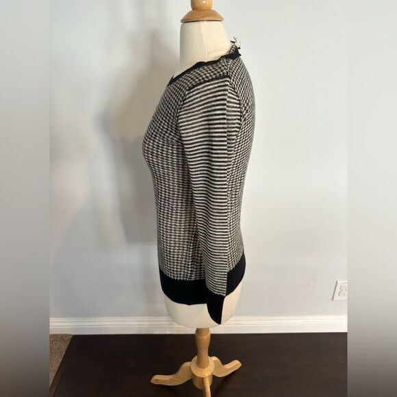 BRAND NEW WITH TAG! Joie Aimee Pattern Diamond Sweater Knit Alpaca Size Medium - Picture 3 of 11